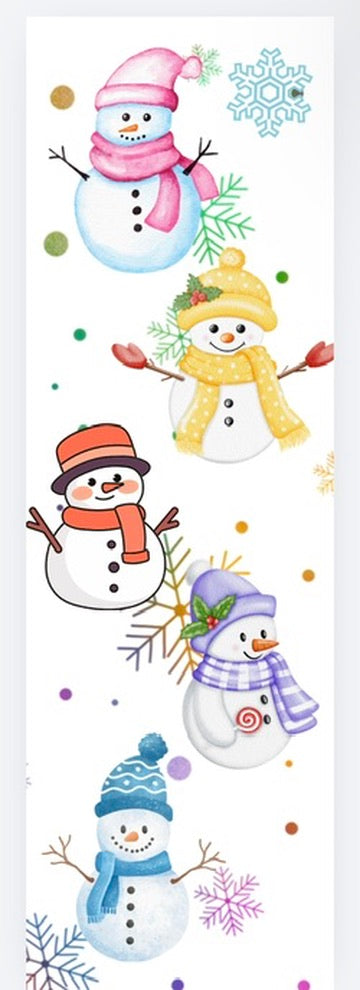Snowman UVDTF pen wrap