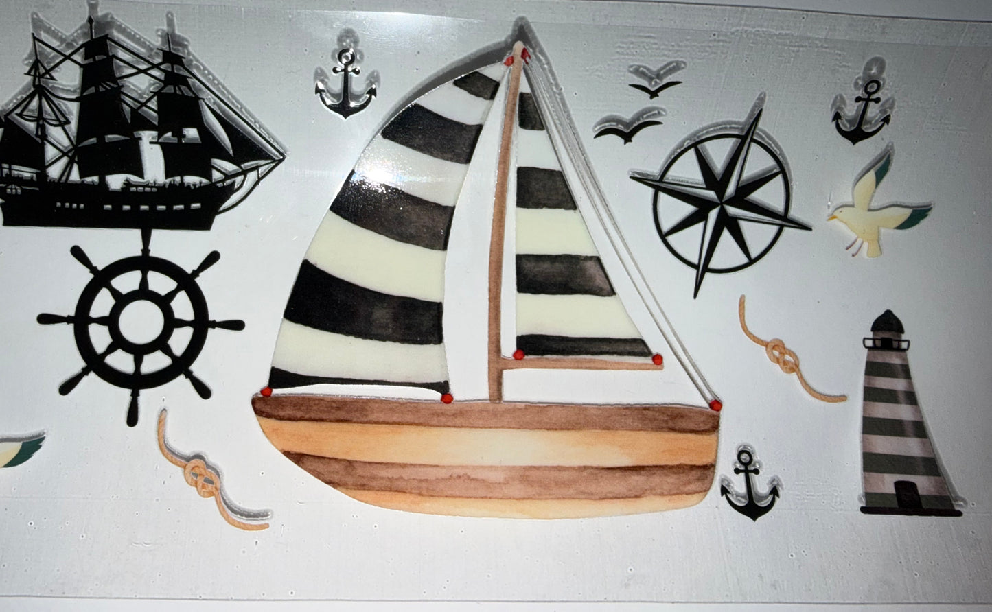 Nautical UVDTF wrap
