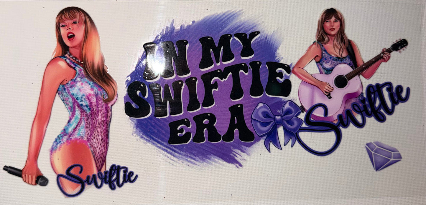In My Swift Era UV DTF Wrap ππ€ | Pop Star Inspired Tumbler Wrap | Purple Era Aesthetic | 20oz Skinny Wrap