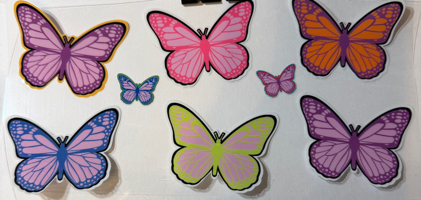 Cute Butterfly UVDTF wrap