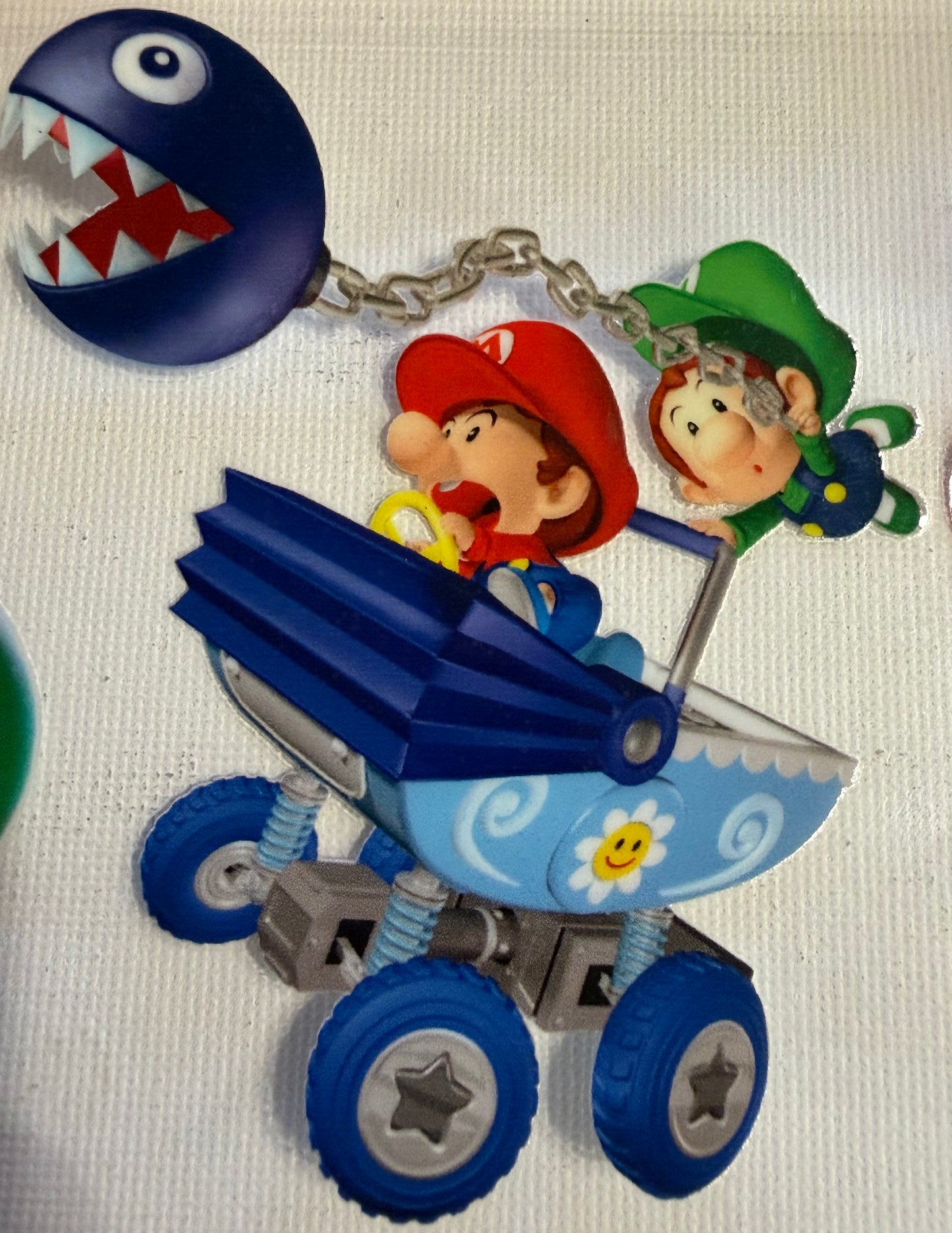 Cartoon Plumber Bros Chain Monster Cart Decal