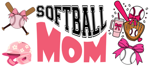 Softball Mom UVDTF wrap