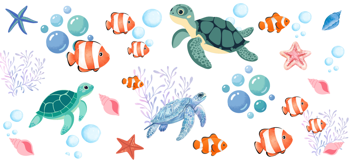 Under the sea UVDTF wrap