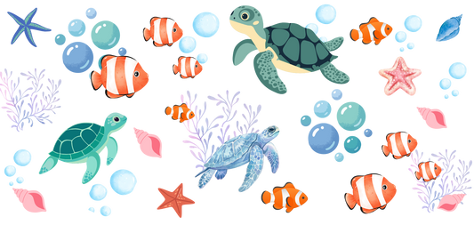 Under the sea UVDTF wrap